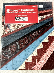 HAPPY ENDING Finishing Quilt Kanten 52pg Booklet 1987 Mimi Dietrich - Bild 1 von 10