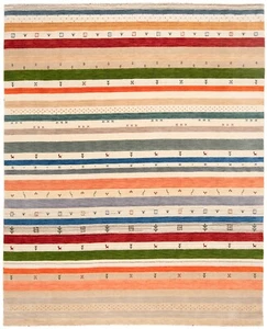 Handloom 248X201 Cm Handwoven Oriental Carpet, Modern, Rug - Picture 1 of 12