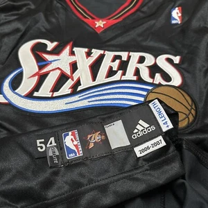 Maglia Da Gioco 76ERS BLANK adidas NBA Canotta Basket Mutombo Iverson - Picture 1 of 12