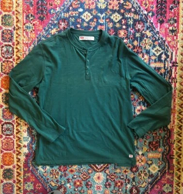 Levi’s Men’s XL Long Sleeve Henley Shirt Cotton - Image 1 of 4