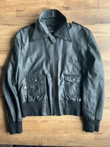 Alpha Industries women’s leather jacket L - Picture 1 of 8