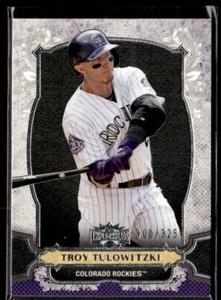 2014 Topps Triple Threads Amethyst Troy Tulowitzki 300/325 Colorado Rockies #98