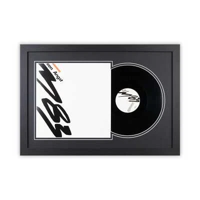 SOOBSOO Schallplatten Bilderrahmen -LP-Cover und Vinyl -in Schwarz