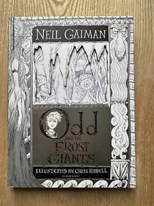 Neil Gaiman Chris Riddell 2X SIGNED Odd and the Frost Giants UK 1/1 HB - Picture 1 of 4