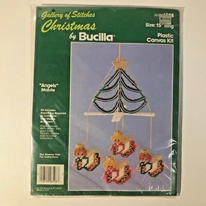 NUEVO Kit de lona de plástico Bucilla Navidad Mobile Angels 6508 15" - Imagen 1 de 2