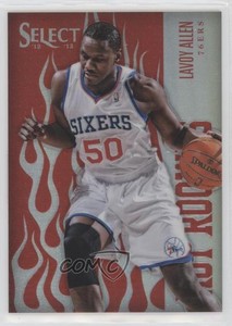 2012-13 Panini Select Hot Rookies Silver Prizm /25 Lavoy Allen #50 Rookie RC