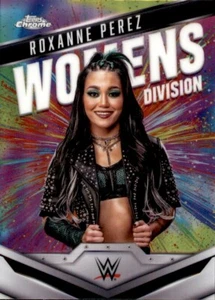 Roxanne Perez 2025 Topps Chrome WWE Womens Division Refractor Card WD-ROX - Picture 1 of 2
