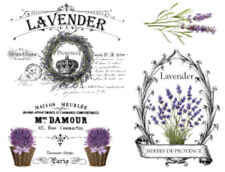 Vintage French Provence Lavender Furniture Transfers Waterslide Decals MIS595