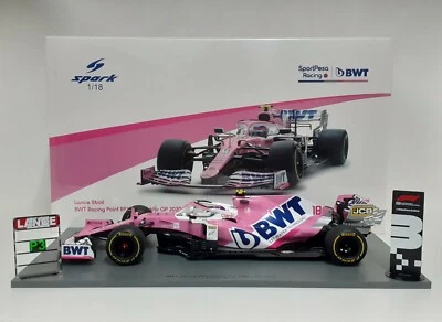 MODELLINO SCALA 1:18 AUTO FORMULA 1 SPARK F1 RACING POINT STROLL 2020 MODELLISMO - Immagine 1 di 4