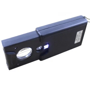 30x LED Illuminated Pull Out Magnifying Glass Jade Identification - Picture 1 of 7