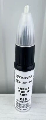 089 Wind Chill Pearl Top Coat Toyota factory touch-up Paint Pen tube Marker OEM - Image 1 of 4