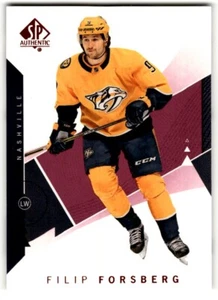 2018-19 SP Authentic Limited Red Filip Forsberg #12 Nashville Predators - Picture 1 of 2
