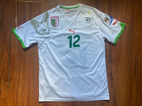 ALGERIA FOOTBALL SHIRT 2010-2011 FIFA WORLD CUP ORIGINAL #12 DJEBBOUR SIZE S Cover
