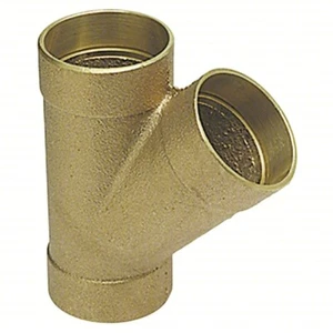 NIBCO DWV Wye, 45 Grad: Bronzeguss Tasse x Tasse x Tasse, 2 x 2 x 2 in #3 - Bild 1 von 2