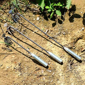 Uprooting Weeding Tool Garden Rake with Long Handle Weed Remover Tool re - Picture 1 of 30