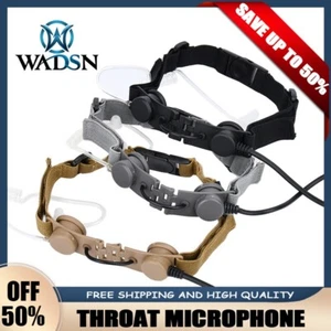 Taktisches Hals Mikrofon Kopfhörer Nacken Mikrofon Headset Kenwood PTT für Baofeng - Bild 1 von 24