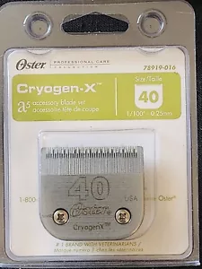 New Oster Cryogen-X Blade Set Size 40 78919-017 - Picture 1 of 3