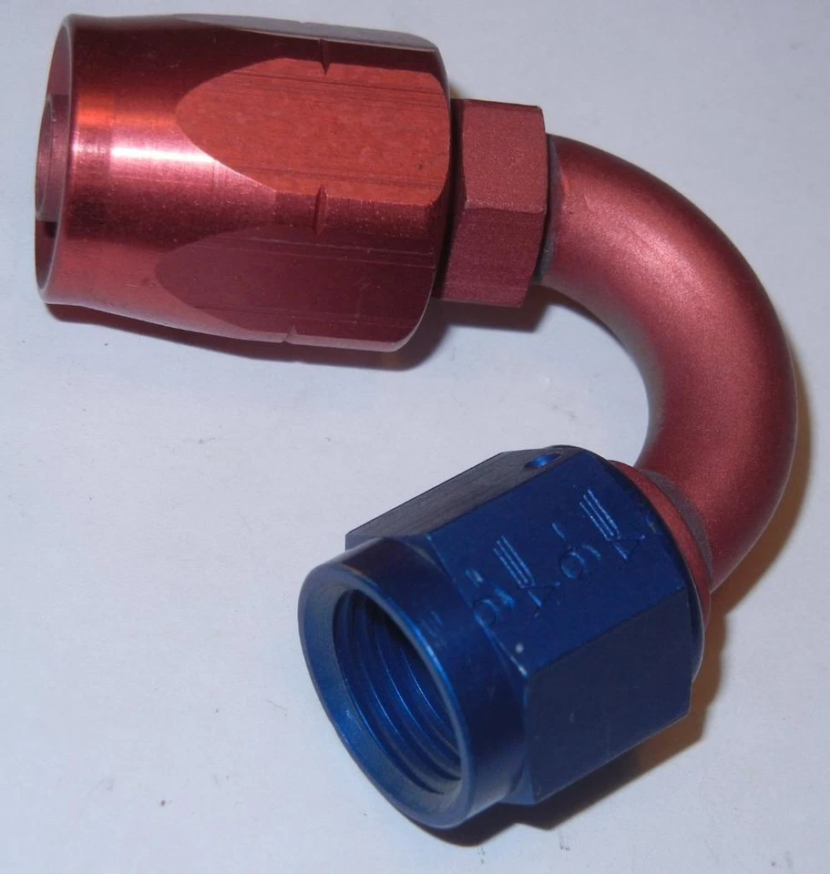 Aeroquip Adapter Fitting 150 Grad -10 AN Zu 1-1/16" UNF Sz 12 FBM1055 ROT/BLAU - Bild 1 von 1
