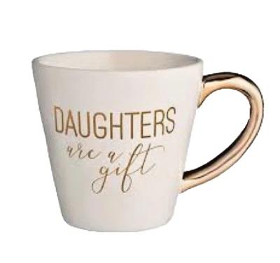 Grassland Road Coffee Mug Daughters Are A Gift Gold Handle 18 Oz - Image 1 of 2