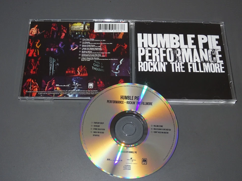 HUMBLE PIE - PERFORMANCE: ROCKIN' THE FILLMORE / ALBUM-CD 2020 (MINT-) - Bild 1 von 1