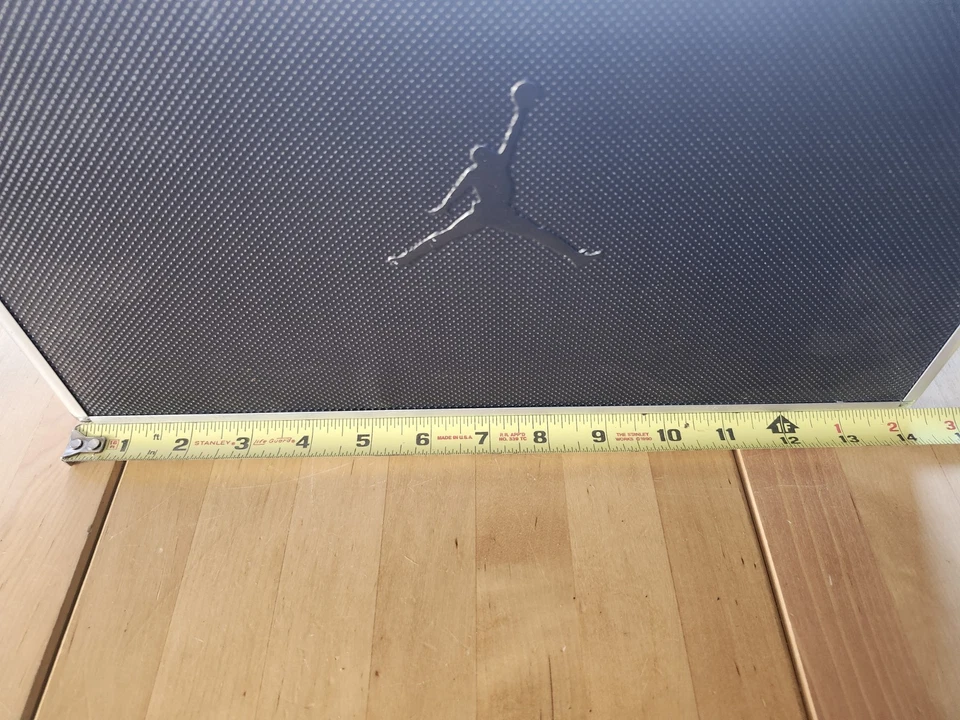 Rare 2002 Air Jordan AJ 17 Black Briefcase Sneaker Display Case Jump Man Vintage - Image 1 of 4