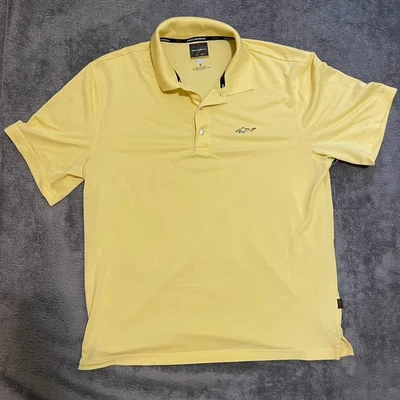 Polo de golf Greg Norman Five Iron amarillo talla M Foto 1 de 4