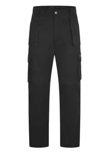 Uneek - Seluar Pendek Super Pro Uniseks - 65% Poliester 35% Kapas - Hitam - Sa - Picture 1 of 1