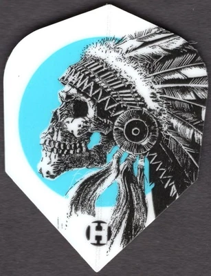 INDIAN CHIEF SKULL Harrows Dart Flights: 3 per set