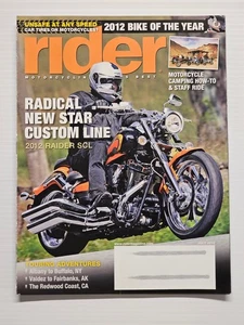 Rider Motorcycle Magazine July 2012 Raider SCL #1033 - Picture 1 of 2