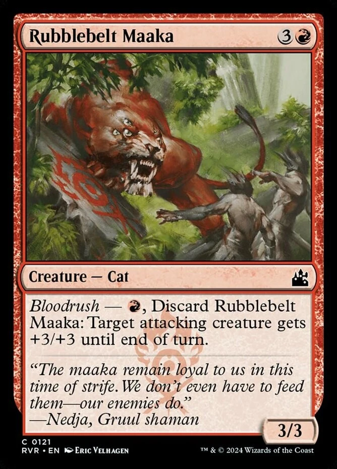 x1 Rubblebelt Maaka - Ravnica Remastered - NM - MTG - Image 1 of 1