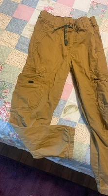 Брюки-карго для мальчиков Wrangler на шнурке размер 10 узкие желтовато-коричневые - Изображение 1 из 3