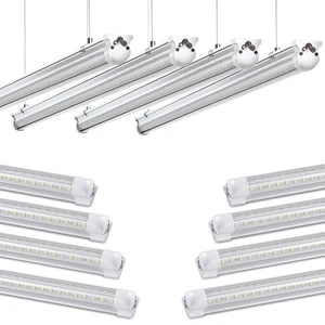 8Pack 4FT LED Shop Light Garage Lights,50W 5000K/Daylight White 7550LM,Hangin... - Picture 1 of 6