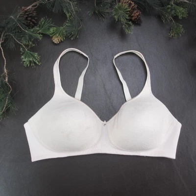 Sutiã feminino Vanity Fair 36C rosa claro com aro cobertura total renda todos os dias - Imagem 1 de 4