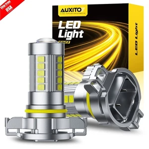 AUXITO CANBUS 2504 5202 LED Fog Light Bulbs 6500K White Extremely bright 6G27 - Picture 1 of 16