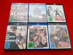 6 x Richard Widmark Western Bluray Klassiker - Der letzte Wagen- Warlock- Alamo! - Bild 1 von 6