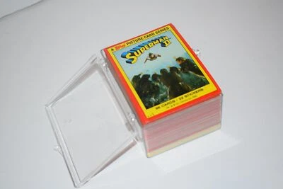 1981 TOPPS SUPERMAN II COMPLETE CARD 1-88 SET + STICKER SET 1-22 (HMM37) - Image 1 of 3