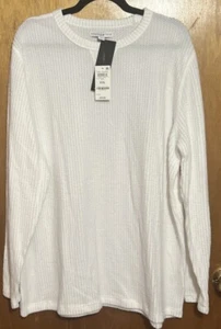 AND NOW THIS WHITE XXLARGE LIGHTWEIGHT CORE THERMAL SWEATER MENS NWT MSRP $29.50 - Picture 1 of 4