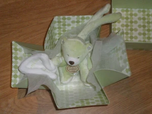 Teddybär Bear Bar Bär Bindeband Kuscheltier und Co grün d&c Teddy weich - Bild 1 von 1