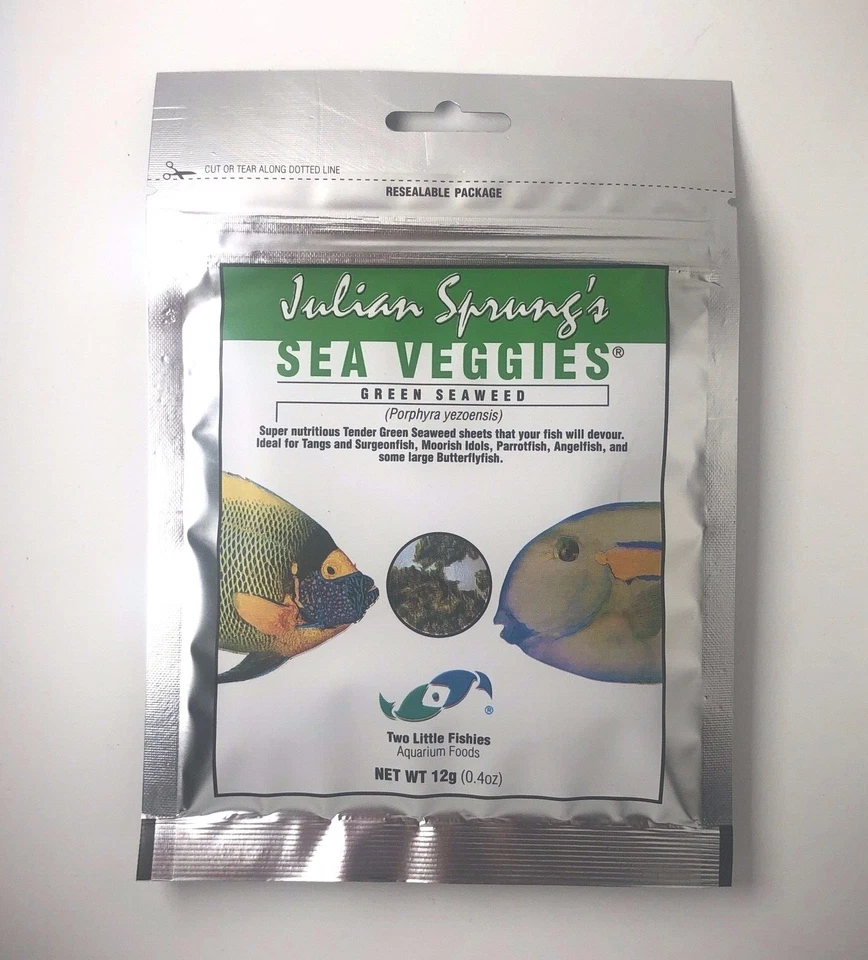 Two Little Fishies Julian Sprung's SeaVeggies: Green Seaweed Sheet (12g, 1/2oz)