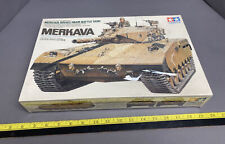New ListingVintage Tamiya 1/35th scale Merkava Israeli Main Battle Tank Military Model Kit