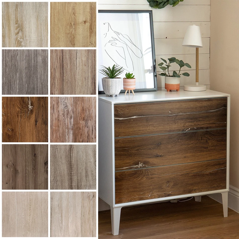 Klebefolie Tapete 7,45€/m² Möbel Tür Küche Selbstklebende Folie Holz Beton Optik - Bild 1 von 1