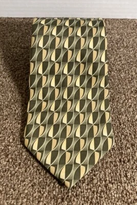 Clericci 聚酯领带 58 英寸长 4 英寸宽 — 第 1/4 张图片