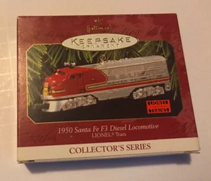 Hallmark Keepsake Ornament Lionel 1950 Santa Fe F3 Diesel Locomotive 1997 NIB - Picture 1 of 2