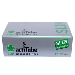 Actitube Aktivkohle Filter Tune Slim Aktivkohlefilter Stück Acti Tube 7mm 500 - Bild 1 von 5