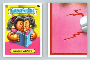 Wedged Wendy #57b Garbage Pail Kids Bookworms 2022 Topps Card / Sticker - Picture 1 of 1