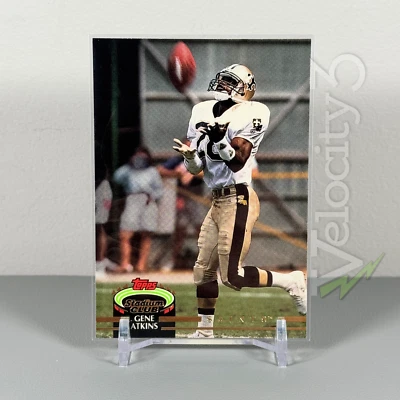 1992 Topps Stadium Club NFL Card: GENE ATKINS #105 | New Orleans Saints - S - Image 1 of 2