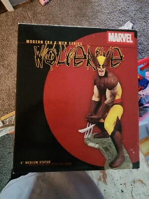 Estátua MARVEL WOLVERINE ERA MODERNA SÉRIE X-MEN por Jim Lee Maquette Diamante  - Imagem 1 de 4