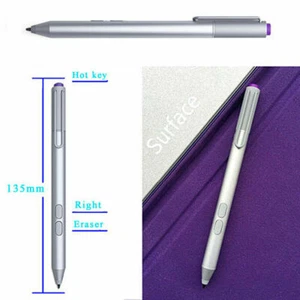 For Microsoft Surface Pro 3 4 5 6 Stylus Pen Silver Bluetooth, Go, Book - Picture 1 of 9