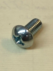 (100) 3/8-16 x 3/4 Kreuzschlitz Pfanne Rundkopf Maschinenschraube Zinkbolzen 375 x 0,75 - Bild 1 von 4