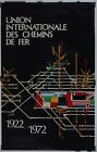 Mathieu Union Internationale Tischläufer De Fer 1972 Plakat Originell